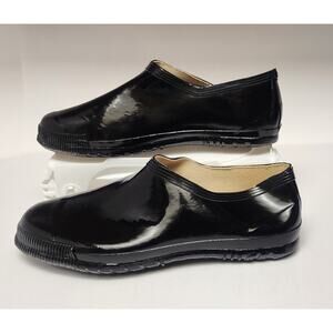 J-work Classic Women's Black Rubber Rain Shoes Size 44/ US 10